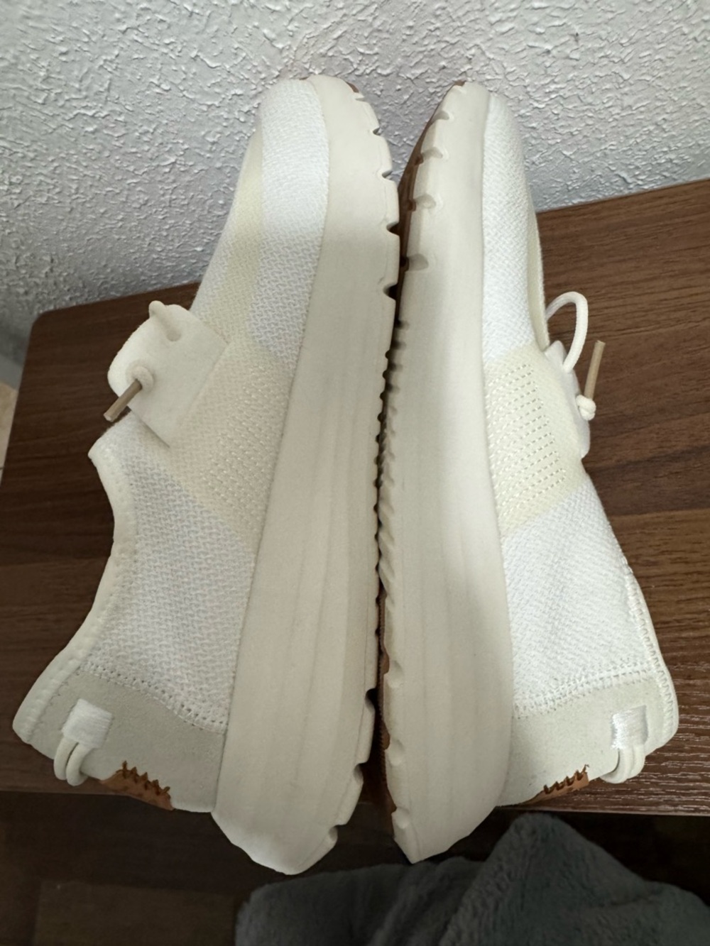 HEYDUDE Men’s  Sirocco Neutrals White Casual Shoes Size 8M - Picture 6 of 8